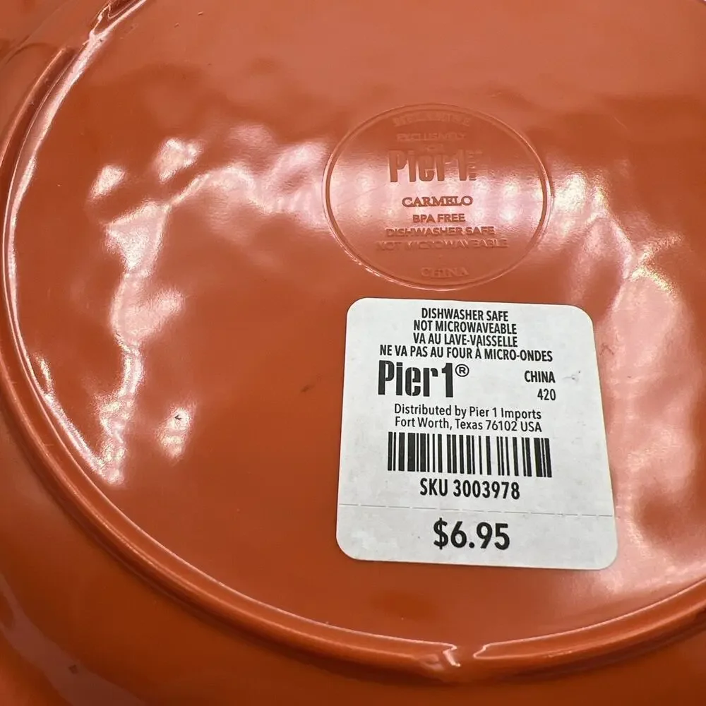 Set 6 Pier 1 Carmelo Melamine 9